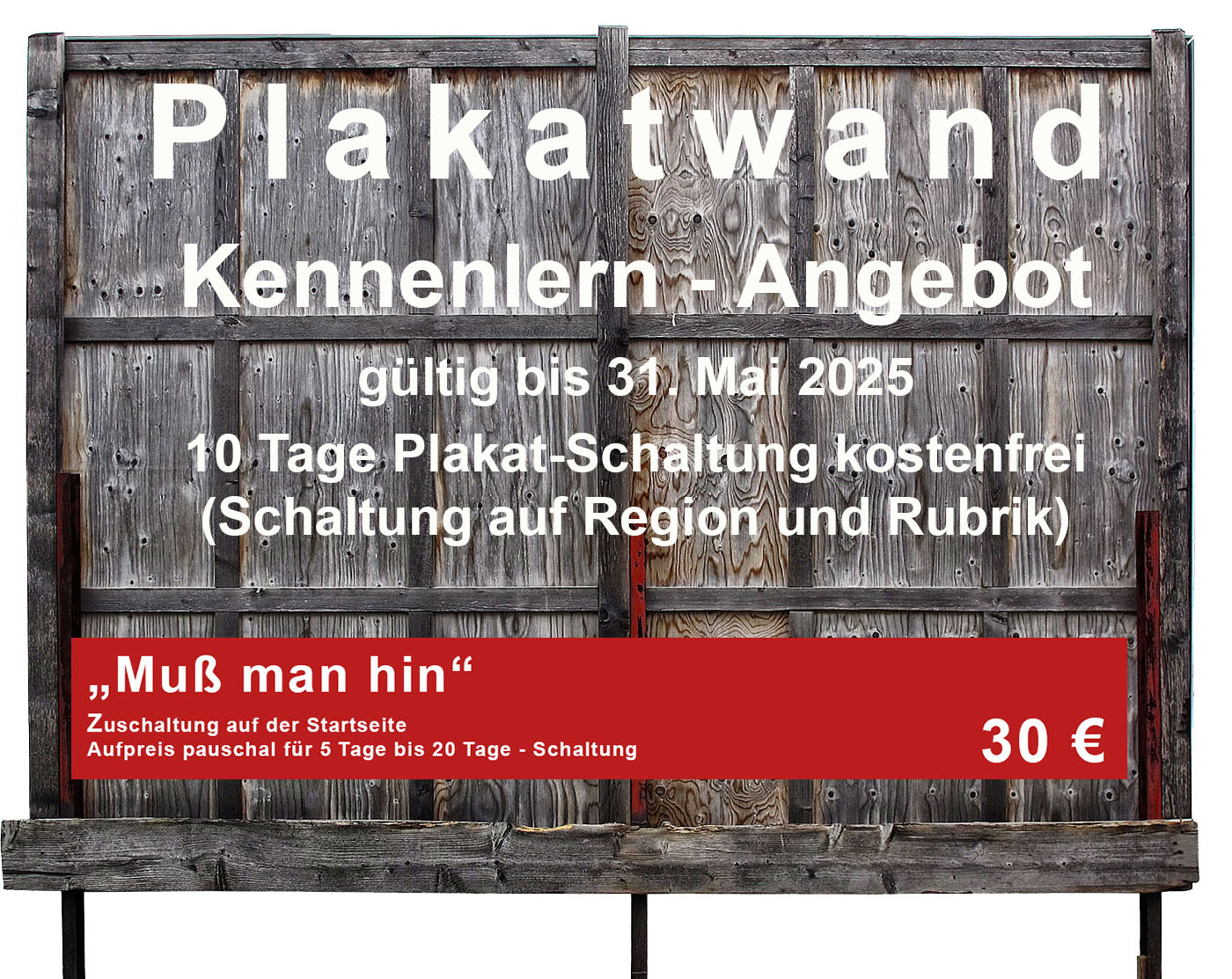 Plakatwand 